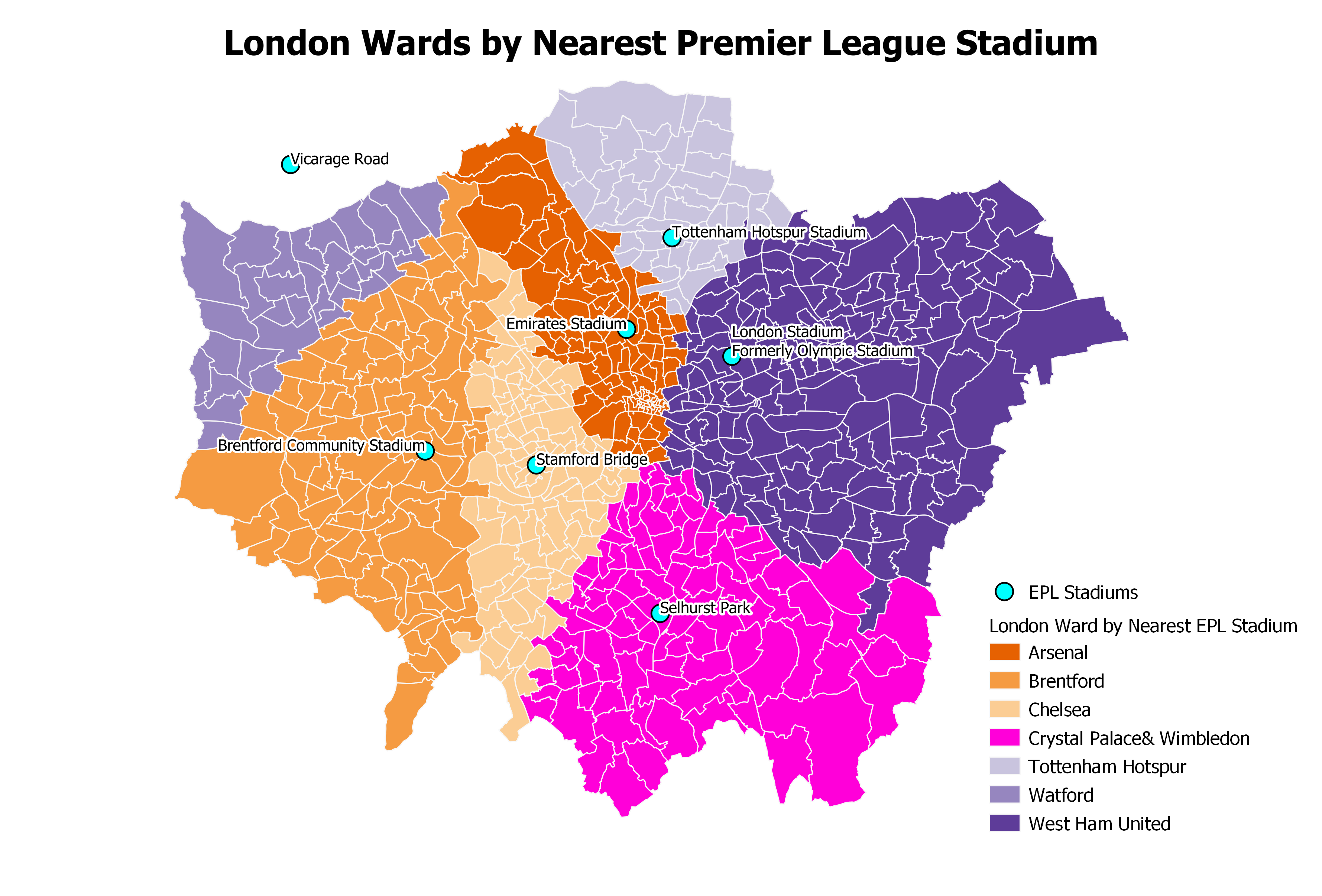 London Ward Map